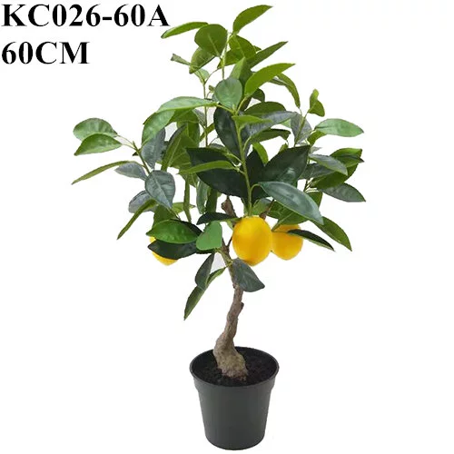 Faux Lemon Bonsai Artificial Lemon Tree, 60 CM ~ 90 CM